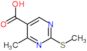 4-methyl-2-(methylsulfanyl)pyrimidine-5-carboxylic acid