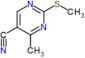 4-methyl-2-methylsulfanyl-pyrimidine-5-carbonitrile