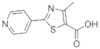 Ácido 4-metil-2-(4-piridinil)-5-tiazolcarboxílico