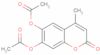 6,7-diacetoxy-4-methylcoumarin