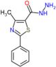 4-methyl-2-phenyl-1,3-thiazole-5-carbohydrazide