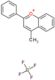 4-methyl-2-phenyl-1-benzopyrylium tetra-fluorobor