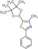 4-methyl-2-phenyl-5-(4,4,5,5-tetramethyl-1,3,2-dioxaborolan-2-yl)-1,3-thiazole