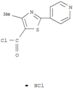 5-Thiazolecarbonylchloride, 4-methyl-2-(4-pyridinyl)-, hydrochloride (1:1)