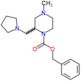 Phenylmethyl 4-methyl-2-(1-pyrrolidinylmethyl)-1-piperazinecarboxylate