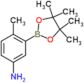 4-methyl-3-(4,4,5,5-tetramethyl-1,3,2-dioxaborolan-2-yl)aniline