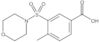 4-Methyl-3-(4-morpholinylsulfonyl)benzoic acid