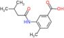 4-Methyl-3-[(3-methyl-1-oxobutyl)amino]benzoic acid