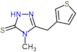 4-methyl-5-(thiophen-3-ylmethyl)-2,4-dihydro-3H-1,2,4-triazole-3-thione