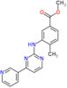 methyl 4-methyl-3-[[4-(3-pyridyl)pyrimidin-2-yl]amino]benzoate