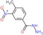 Benzoic acid, 4-methyl-3-nitro-, hydrazide