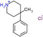 4-methyl-4-phenyl-piperidin-1-ium chloride