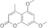 4-METHYL 5,7-DIMETHOXY COUMARIN