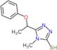 4-methyl-5-(1-phenoxyethyl)-2,4-dihydro-3H-1,2,4-triazole-3-thione