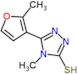 4-methyl-5-(2-methylfuran-3-yl)-4H-1,2,4-triazole-3-thiol