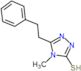 4-methyl-5-(2-phenylethyl)-4H-1,2,4-triazole-3-thiol