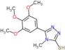 4-methyl-5-(3,4,5-trimethoxyphenyl)-4H-1,2,4-triazole-3-thiol