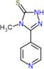 4-methyl-5-(pyridin-4-yl)-2,4-dihydro-3H-1,2,4-triazole-3-thione