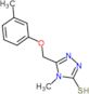 4-methyl-5-[(3-methylphenoxy)methyl]-2,4-dihydro-3H-1,2,4-triazole-3-thione