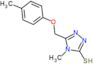 4-methyl-5-[(4-methylphenoxy)methyl]-4H-1,2,4-triazole-3-thiol