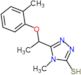 4-methyl-5-[1-(2-methylphenoxy)ethyl]-2,4-dihydro-3H-1,2,4-triazole-3-thione