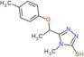 4-methyl-5-[1-(4-methylphenoxy)ethyl]-2,4-dihydro-3H-1,2,4-triazole-3-thione