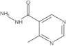 4-Methyl-5-pyrimidinecarboxylic acid hydrazide