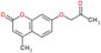 4-methyl-7-(2-oxopropoxy)-2H-chromen-2-one