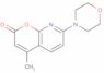 4-Methyl-7-(4-morpholinyl)-2H-pyrano[2,3-b]pyridin-2-one