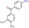 (4-aminophenyl)(3,4-dimethylphenyl)methanone