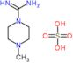 1-Piperazinecarboximidamide, 4-methyl-, sulfate (2:1)