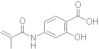 4-Methylacrylamidesalicylic acid