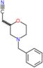 (4-benzylmorpholin-2-yl)acetonitrile