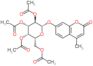 4-methyl-2-oxo-2H-chromen-7-yl 2,3,4,6-tetra-O-acetyl-beta-D-galactopyranoside