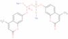 disodium P,P'-bis(4-methyl-2-oxo-2H-1-benzopyran-7-yl) diphosphate