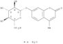b-D-Glucopyranosiduronic acid,4-methyl-2-oxo-2H-1-benzopyran-7-yl, hydrate (9CI)
