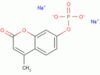 2H-1-Benzopirano-2-ona, 4-metil-7-(fosfonooxi)-, sal de sódio (1:2)