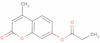 4-Methyl-7-(1-oxopropoxy)-2H-1-benzopyran-2-one