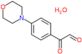 [4-(morpholin-4-yl)phenyl](oxo)acetaldehyde hydrate (1:1)