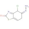 2(3H)-Benzothiazolone, 4-chloro-, hydrazone