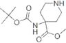 Methyl 4-[[(1,1-dimethylethoxy)carbonyl]amino]-4-piperidinecarboxylate