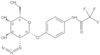 N-[4-[(2-Azido-2-deoxy-α-<span class="text-smallcaps">D</span>-galactopyranosyl)oxy]phenyl]-2,2,2-…