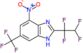 4-nitro-2-(1,1,2,2-tetrafluoroethyl)-6-(trifluoromethyl)-1H-benzimidazole