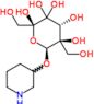 (2R,4R,5R,6S)-2,5-bis(hydroxymethyl)-6-(piperidin-3-yloxy)dihydro-2H-pyran-2,3,3,4,5(4H)-pentol ...