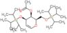 3-O-acetyl-2,6-anhydro-5-deoxy-1,4-bis-O-[tris(1-methylethyl)silyl]-D-arabino-hex-5-enitol