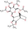 2-[(acetyloxy)methyl]-6-[(4,4-dimethyl-3,5,10,11-tetraoxatricyclo[6.2.1.0~2,6~]undec-7-yl)oxy]tetrahydro-2H-pyran-3,4,5-triyl triacetate (non-preferred name)