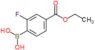 (4-ethoxycarbonyl-2-fluoro-phenyl)boronic acid