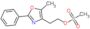 2-(5-methyl-2-phenyl-1,3-oxazol-4-yl)ethyl methanesulfonate