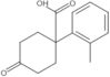 1-(2-Methylphenyl)-4-oxocyclohexanecarboxylic acid