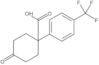 4-Oxo-1-[4-(trifluoromethyl)phenyl]cyclohexanecarboxylic acid